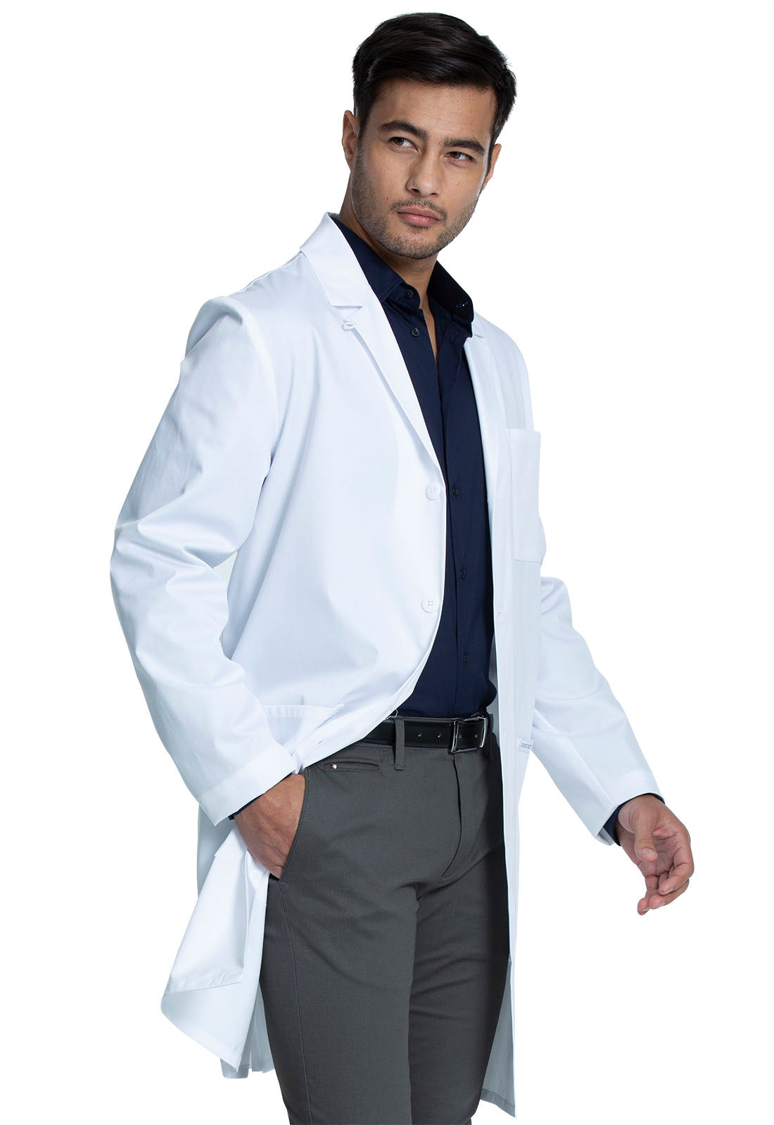 38&quot; Men&#39;s Lab Coat in White