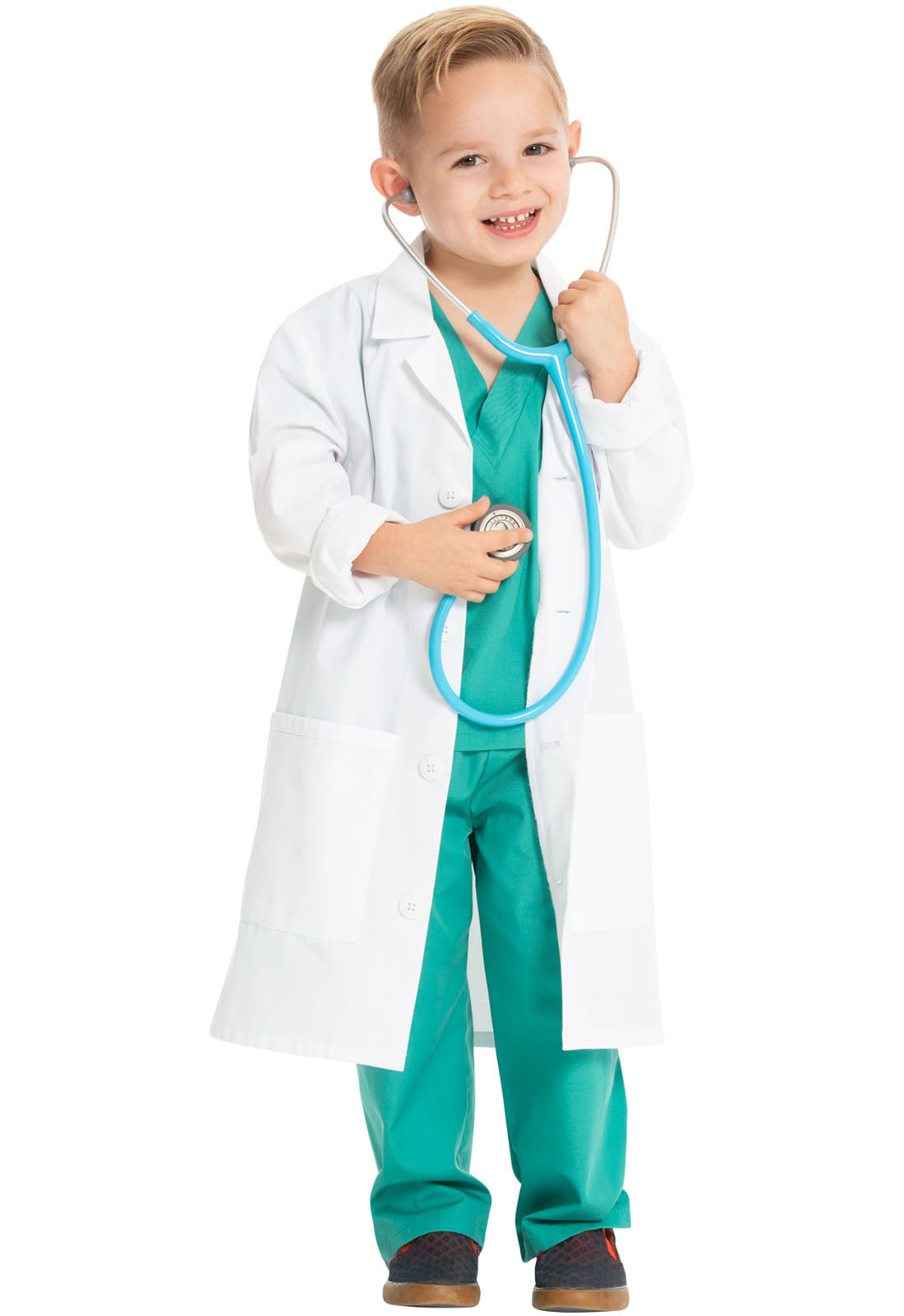 Kids&#39; Lab Coat in White