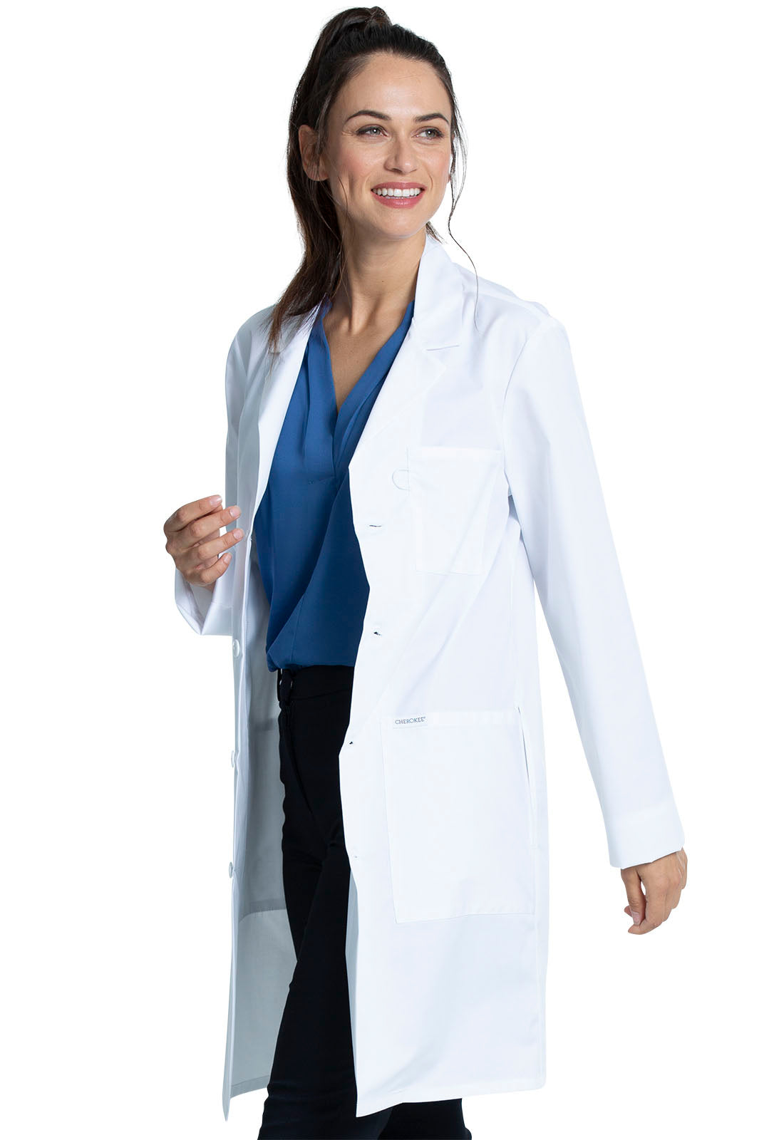 38&quot; Unisex Lab Coat in White