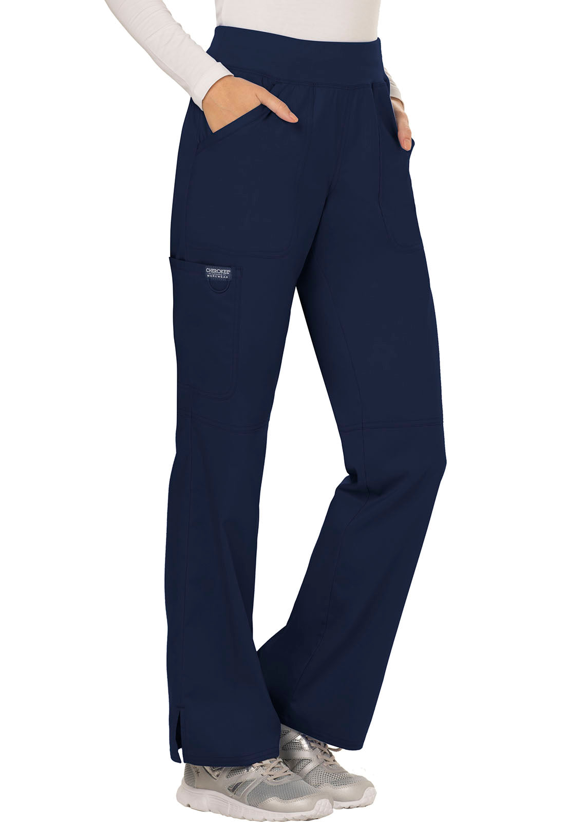 Mid Rise Straight Leg Pull-on Pant