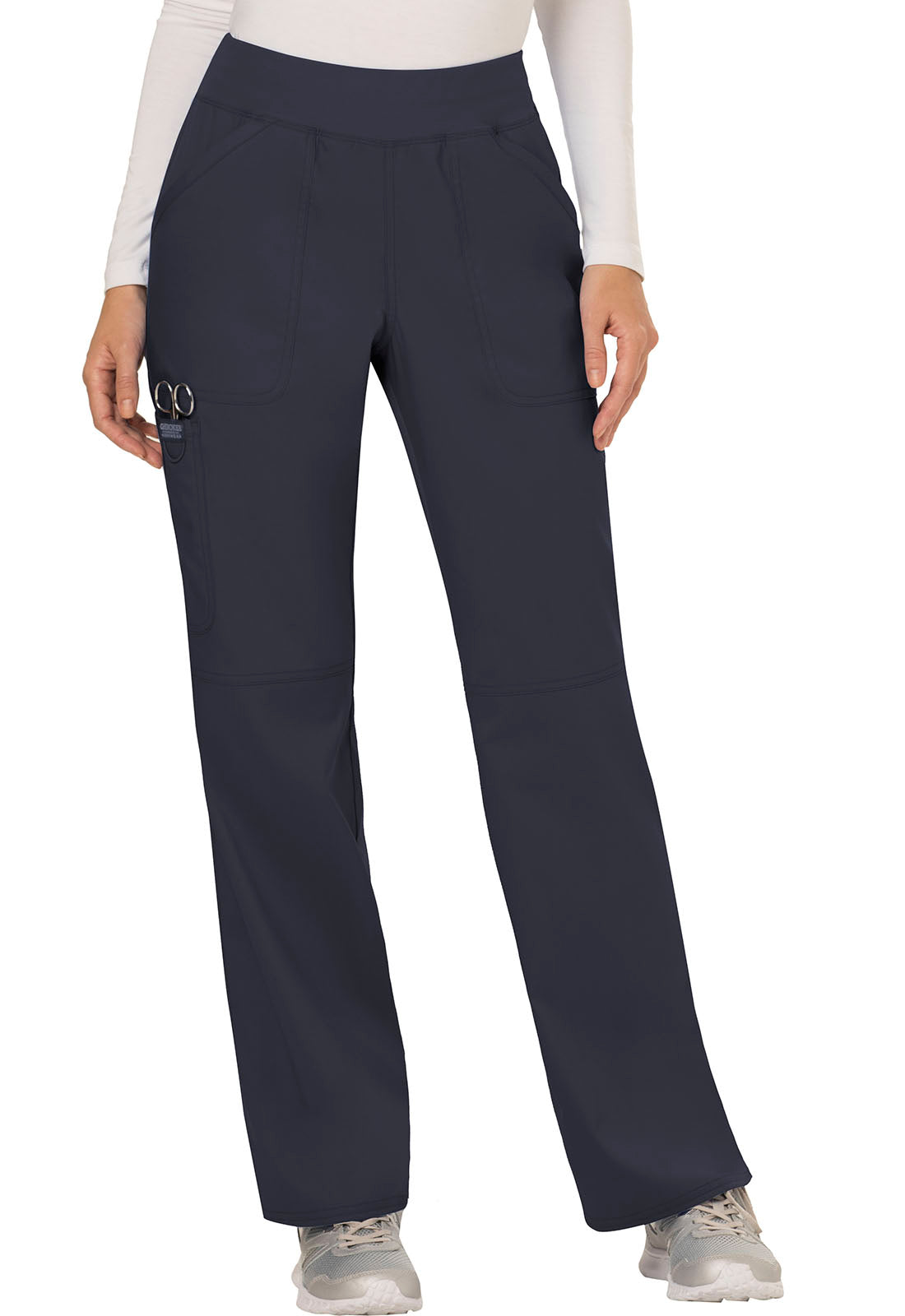 Mid Rise Straight Leg Pull-on Pant