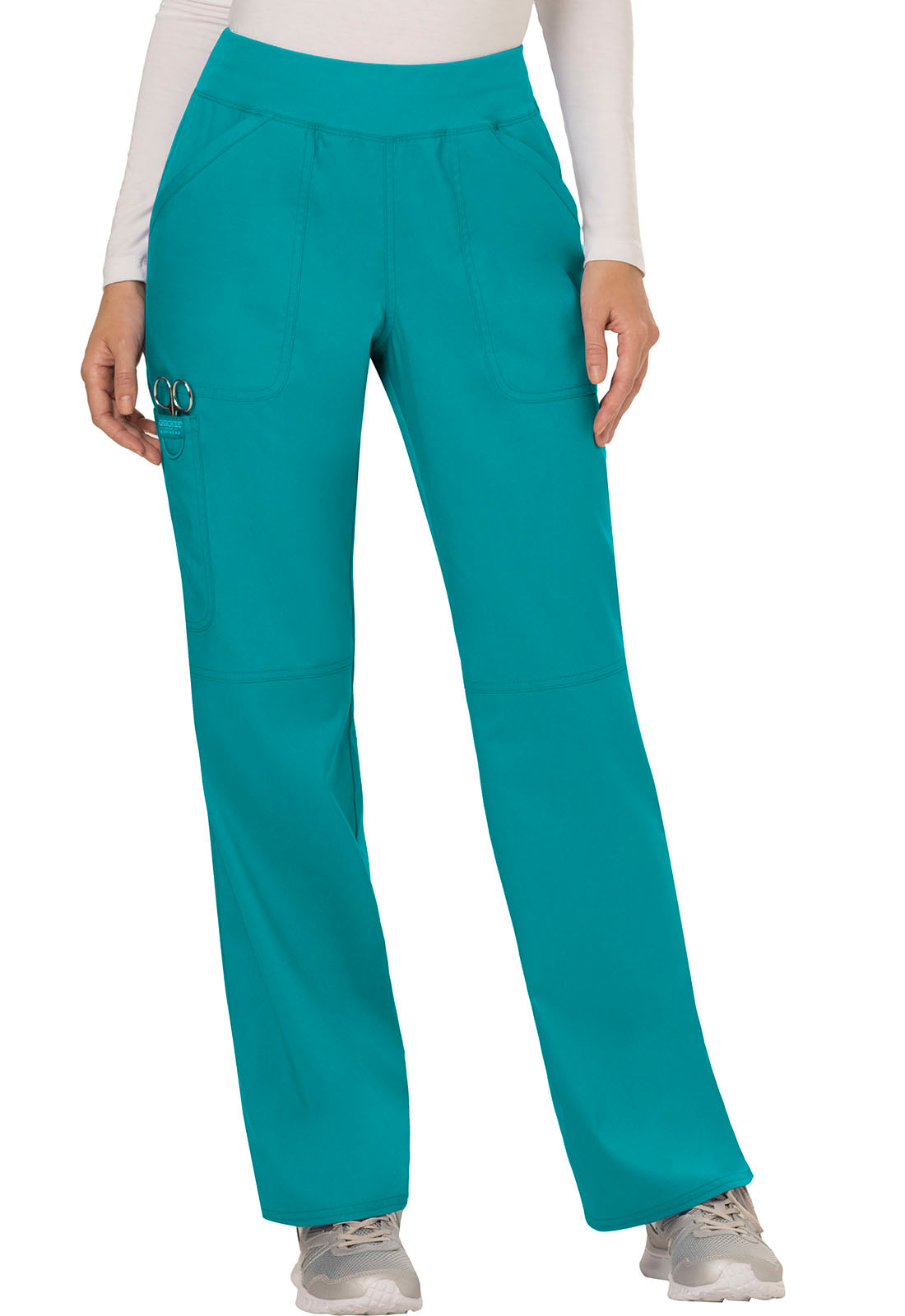 Mid Rise Straight Leg Pull-on Pant