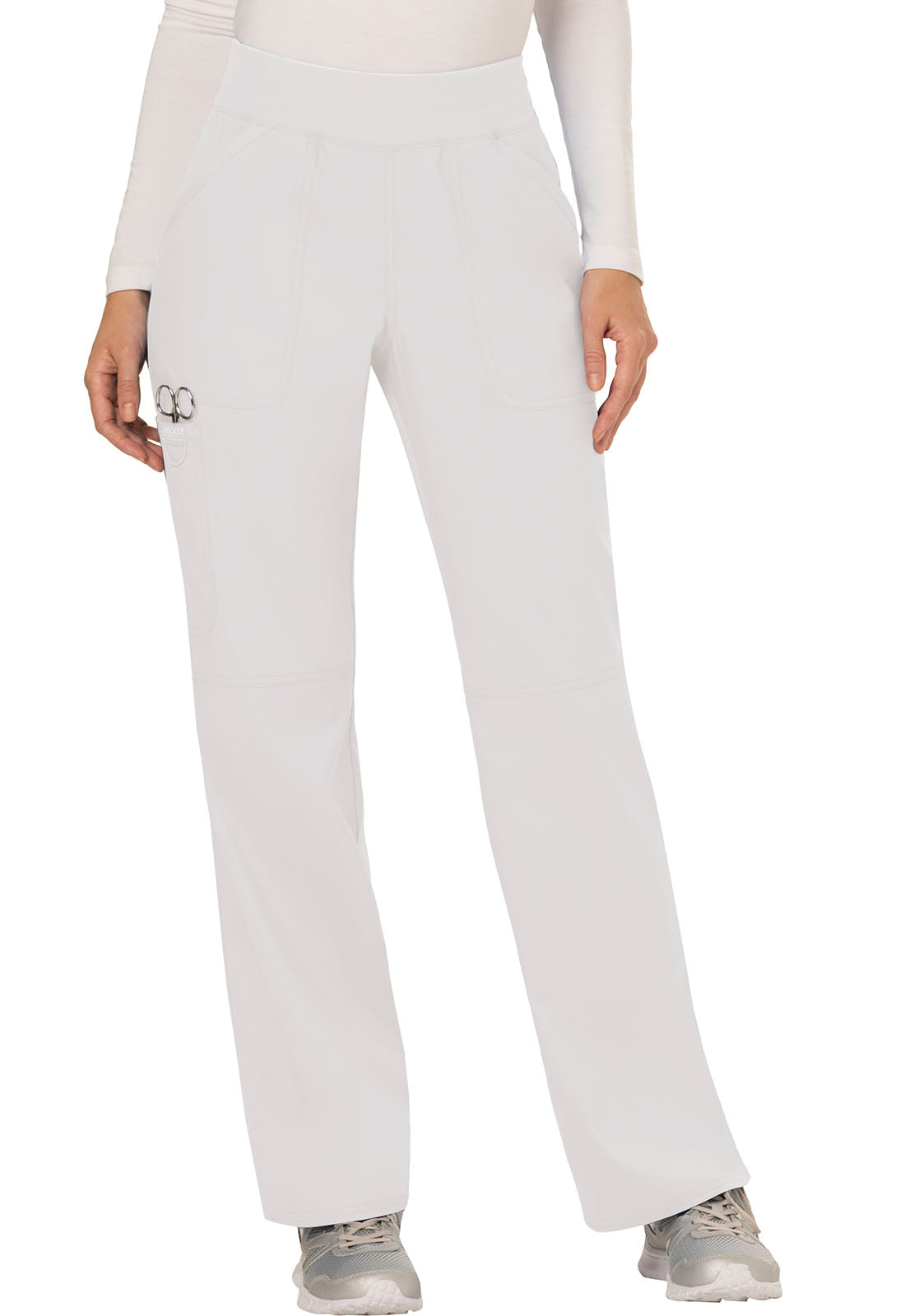 Mid Rise Straight Leg Pull-on Pant